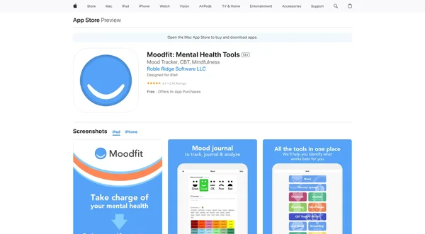 Moodfit: Mental Health Tools